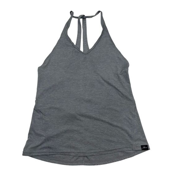 J.Crew x New Balance Size S Free-Flow Racerback Tank Top Gray Activewear Poly - Picture 1 of 7